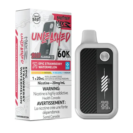 Epic Strawberry Watermelon Iced Flavour Beast Mode Max 3 60K Disposable Vape - VapeBest