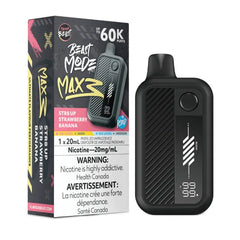 STR8 UP Strawberry Banana Iced Flavour Beast Mode Max 3 60K Disposable Vape