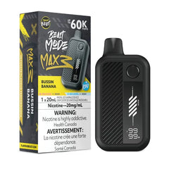 Bussin' Banana Iced Flavour Beast Mode Max 3 60K Disposable Vape - VapeBest