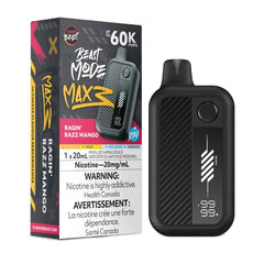 Ragin' Razz Mango Iced Flavour Beast Mode Max 3 60K Disposable Vape - VapeBest