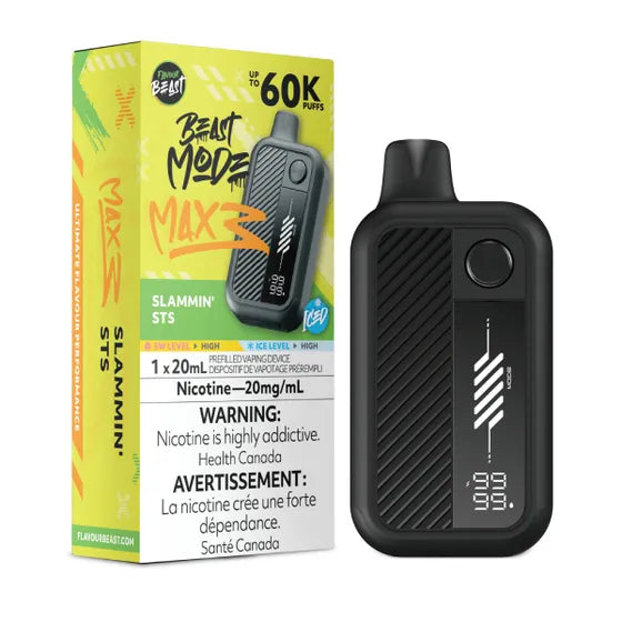 Slammin' STS Iced Flavour Beast Mode Max 3 60K Disposable Vape - VapeBest
