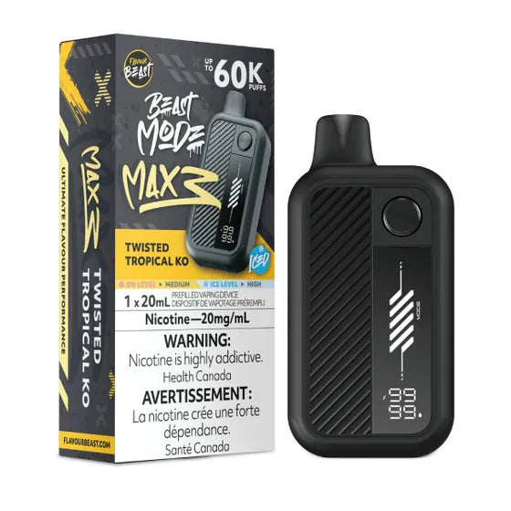 Twisted Tropical KO Iced Flavour Beast Mode Max 3 60K Disposable Vape - VapeBest