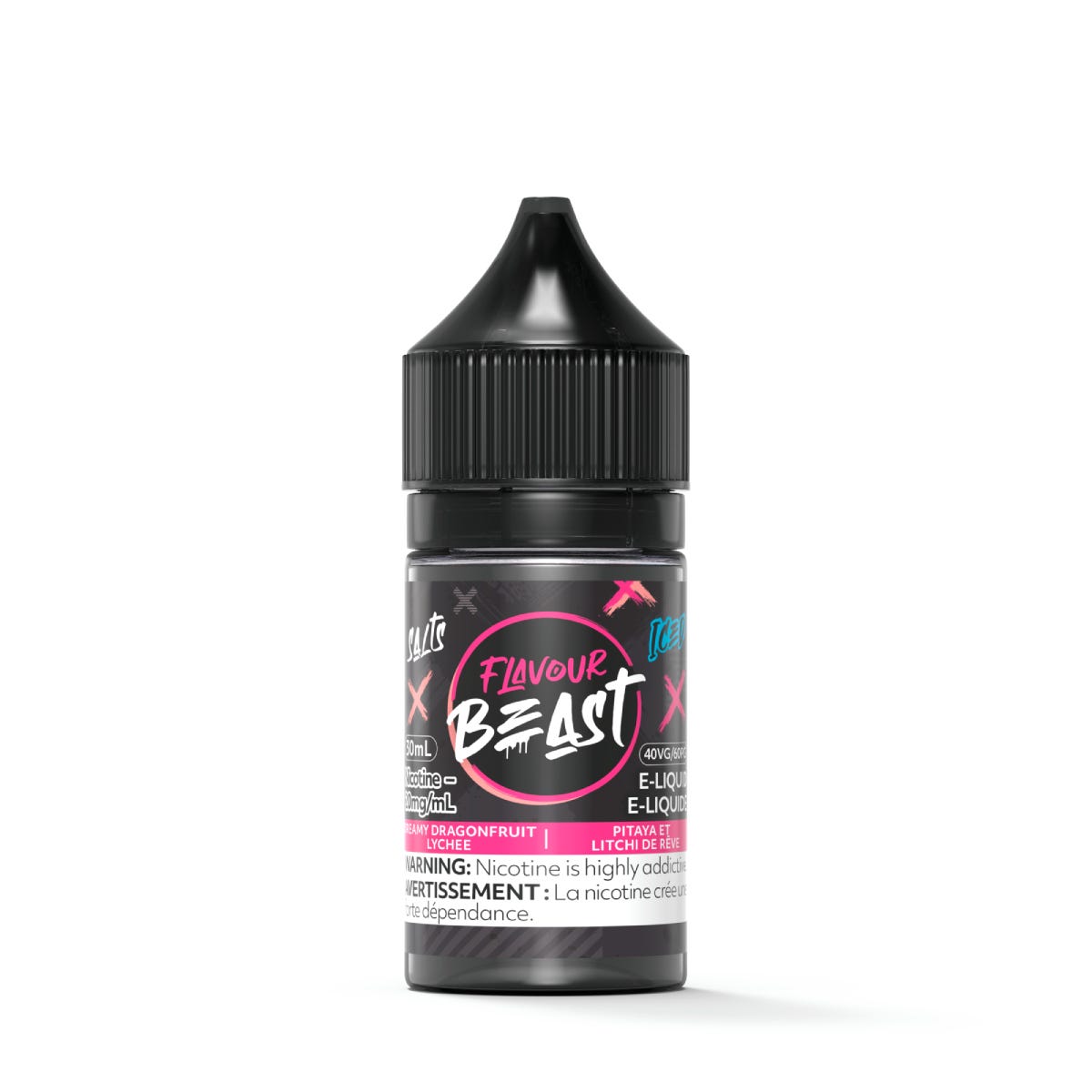 Dreamy Dragonfruit Lychee Iced-Flavour Beast E-Liquid Salt 30ML' - VapeBest