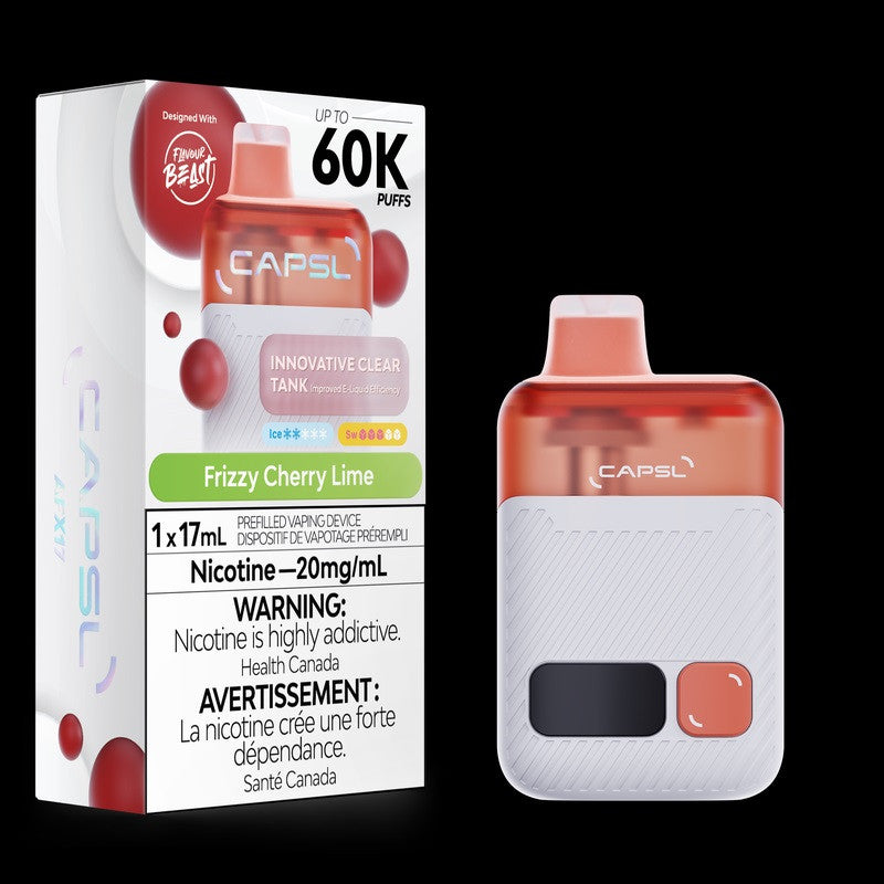 Frizzy Cherry Lime Flavour Beast CAPSL 60K Disposable Vape - VapeBest