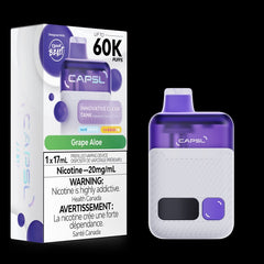 Grape Aloe Flavour Beast CAPSL 60K Disposable Vape - VapeBest
