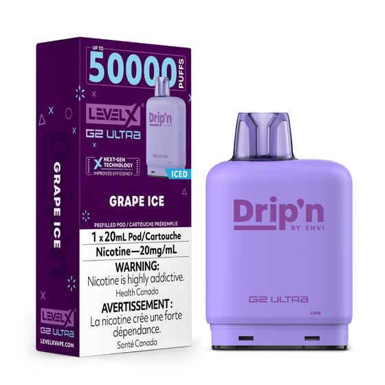 Grape Ice -Drip'n Level X G2 Ultra 50k - VapeBest