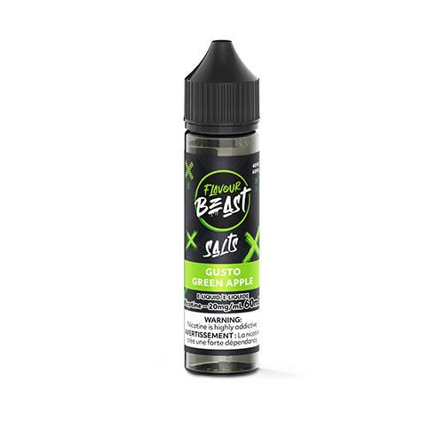 Gusto Green Apple-Flavour Beast E-Liquid Salt 60ML' - VapeBest