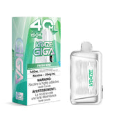Fresh Mint Kraze Giga 150K Disposable Vape 40mL