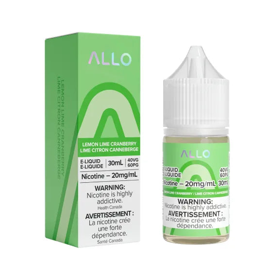 Allo E-Liquid - Lemon Lime Cranberry