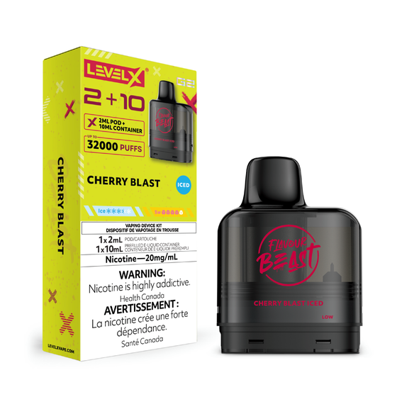 Cherry Blast Iced Flavour Beast Level X G2 2+10 - VapeBest