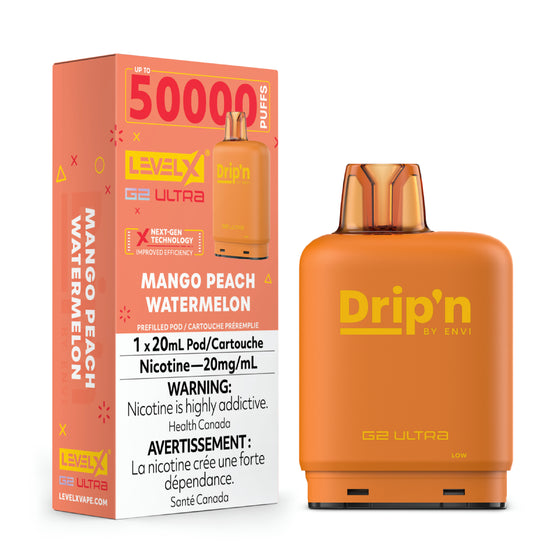 Mango Peach Watermelon -Drip'n Level X G2 Ultra 50k - VapeBest