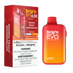 Mango Peach Watermelon Drip'n by Envi EVO 63K Disposable Vape - VapeBest