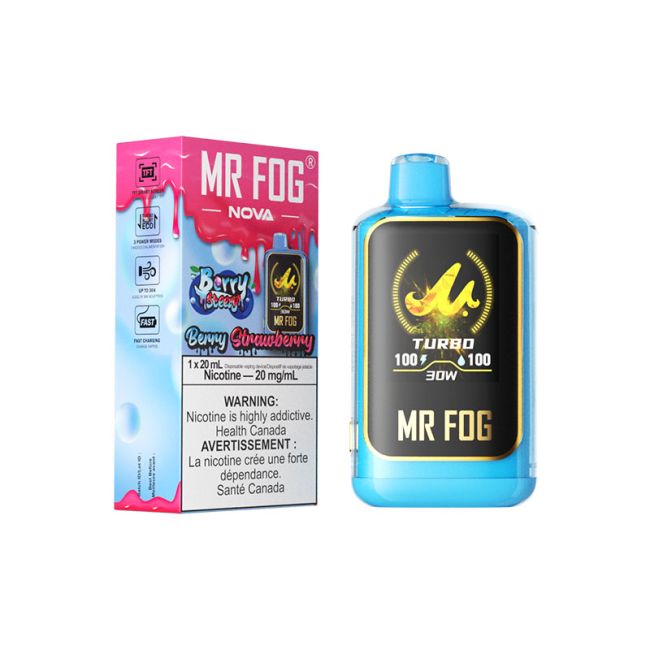 Berry Steezy Strawberry Mr Fog Nova 36K Disposable Vape(NEW) - VapeBest