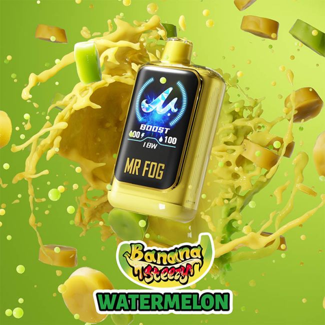 Banana Steezy Watermelon Mr Fog Nova 36K Disposable Vape(NEW)