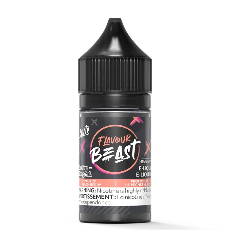 Packin' Peach Berry - Flavour Beast E-Liquid Salt 30ML'' - VapeBest