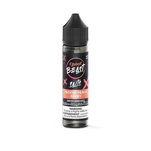 Packin' Peach Berry-Flavour Beast E-Liquid Salt 60ML' - VapeBest