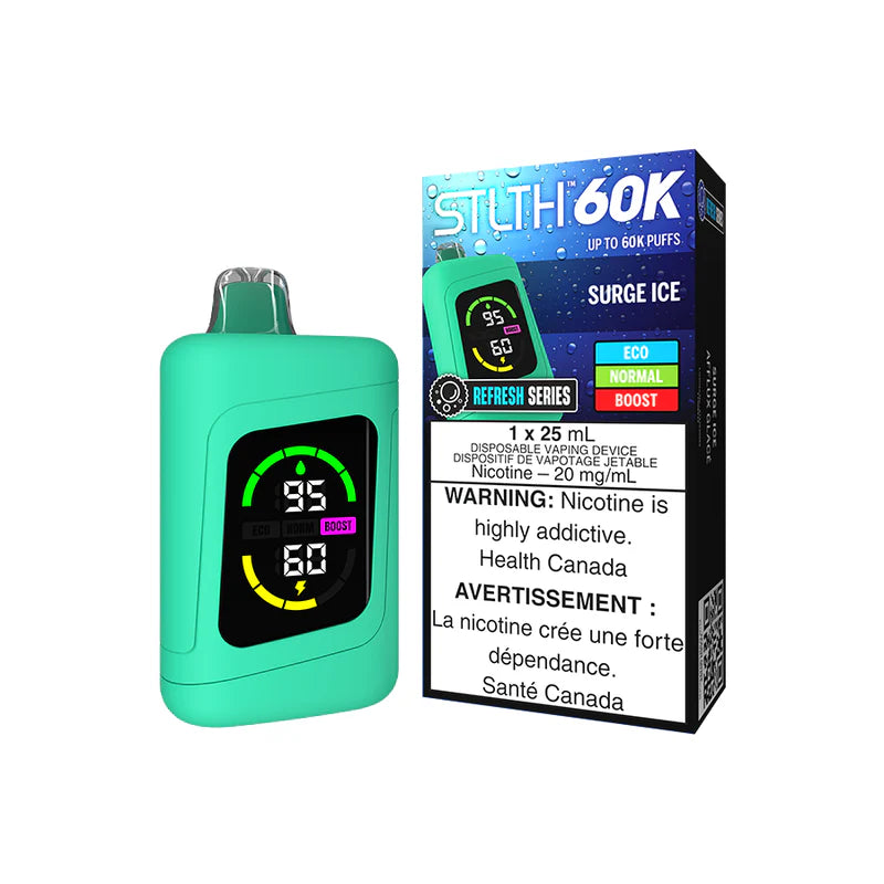 Surge Ice STLTH 60K Refresh Series Disposable Vape - VapeBest