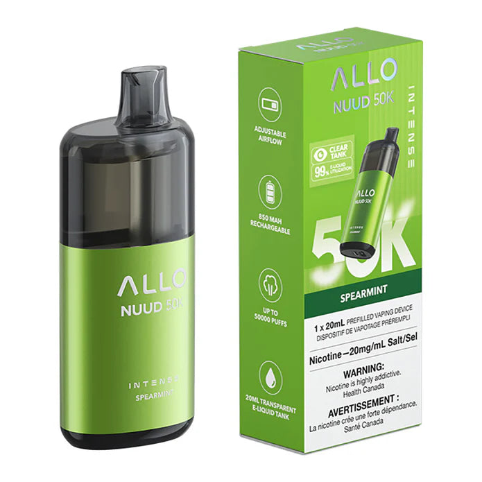 Spearmint Allo Intense Nuud 50K Disposable Vape Device - VapeBest