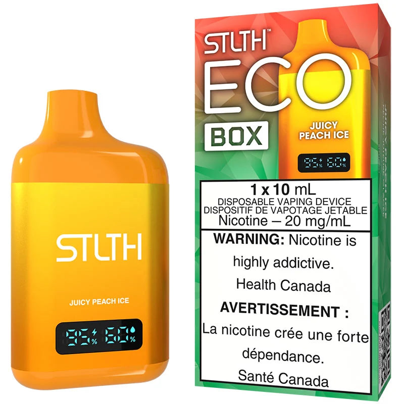 Juicy Peach Ice STLTH Eco Box 5K Disposable Vape - VapeBest