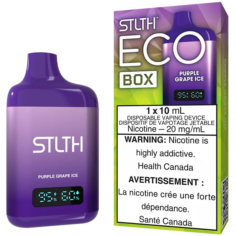 Purple Grape Ice STLTH Eco Box 5K Disposable Vape - VapeBest