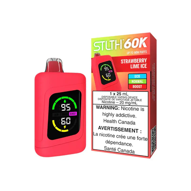 Strawberry Lime Ice STLTH 60K Disposable Vape - VapeBest