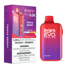 Triple Berry Drip'n by Envi EVO 63K Disposable Vape - VapeBest