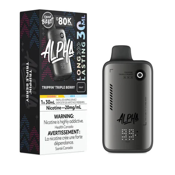 Trippin' Triple Berry Flavour Beast ALPHA 80k Disposable Vape - VapeBest
