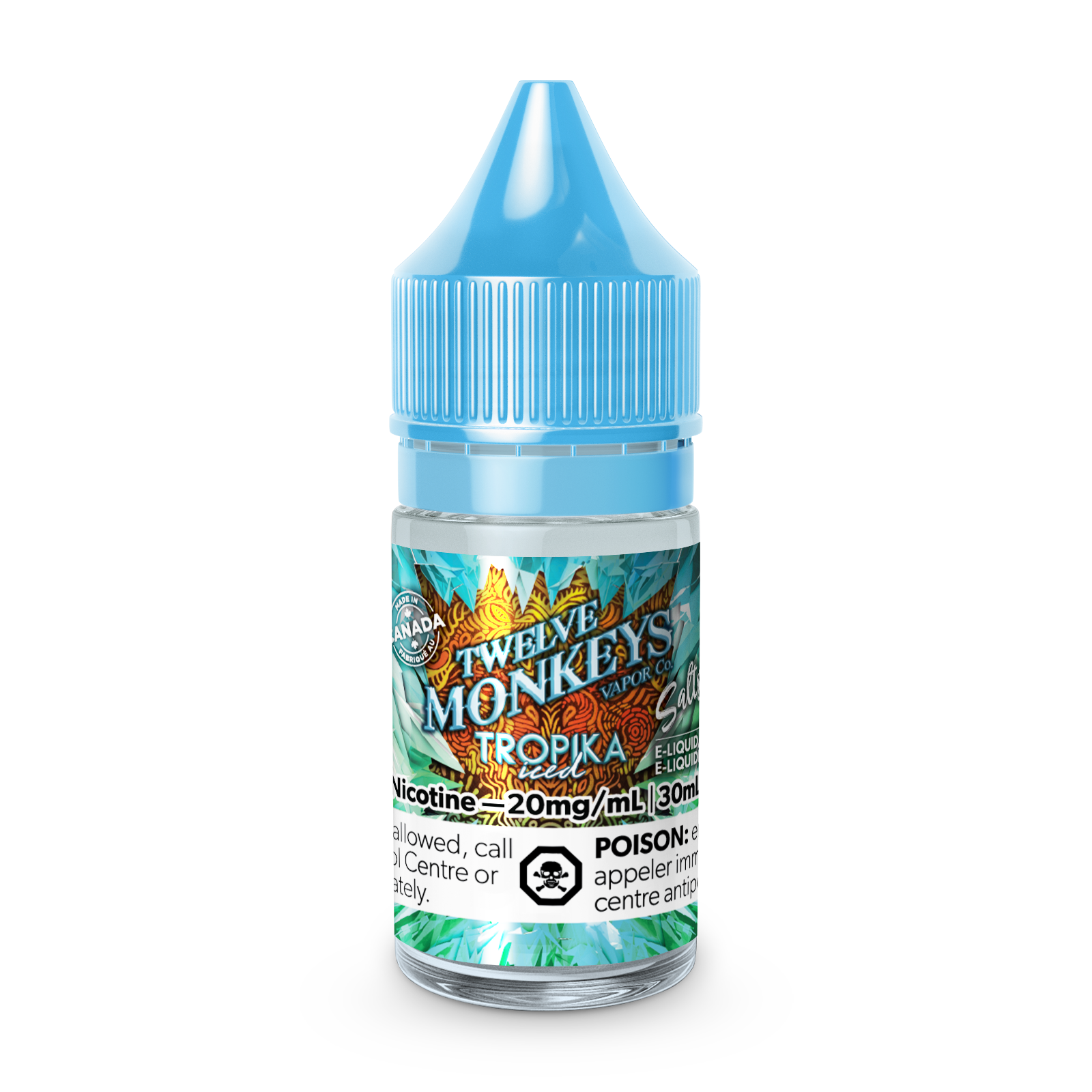 Tropika Iced Twelve Monkeys Nic Salt 30ML' - VapeBest