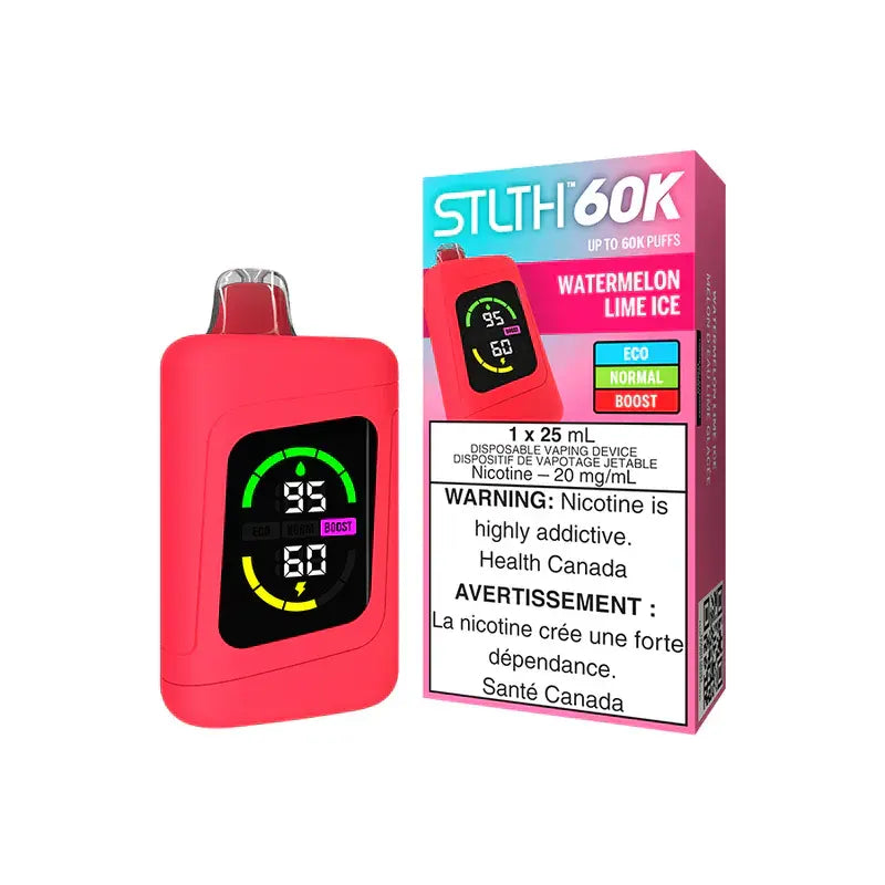 Watermelon Lime Ice STLTH 60K Disposable Vape - VapeBest