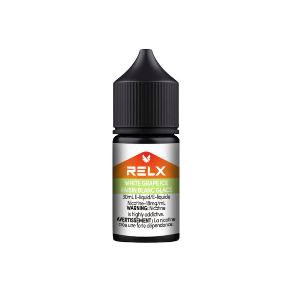 White Grape Ice RELX E-Liquid Salt 30ML' - VapeBest