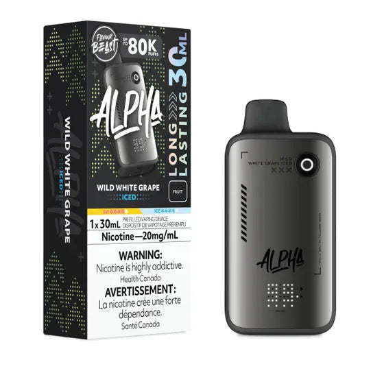 Wild White Grape Iced Flavour Beast ALPHA 80k Disposable Vape - VapeBest