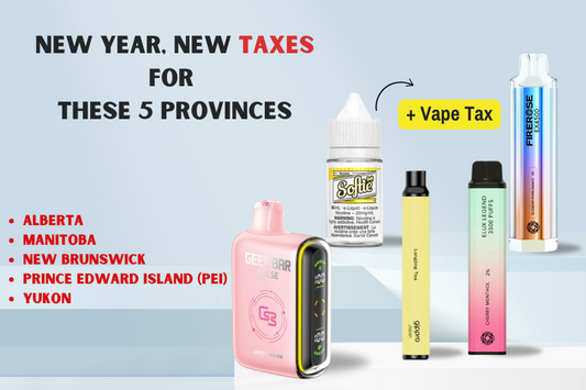 new vape tax for 5 provinces