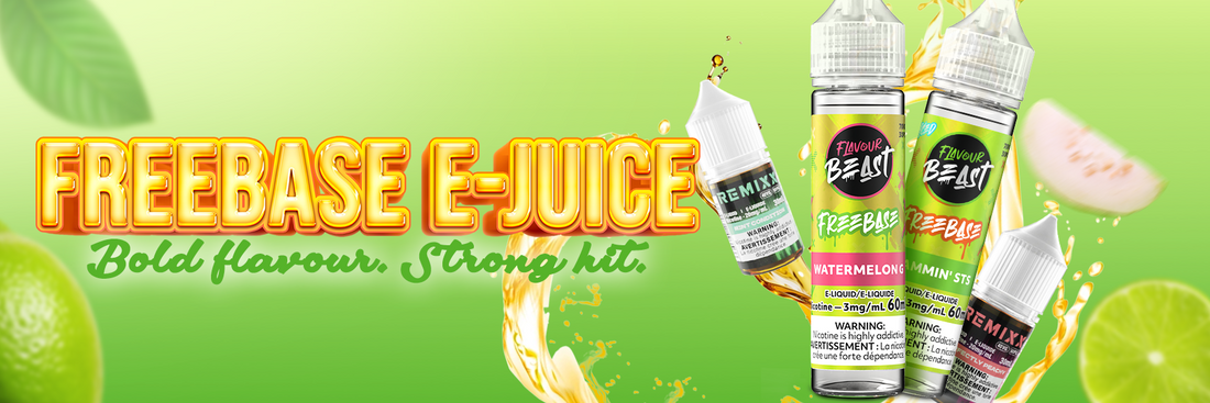 Freebase Nicotine E-Juice | Best for Sub-Ohm Tanks & DTL Vaping Freebase Nicotine E-Juice | Best for Sub-Ohm Tanks & DTL Vaping