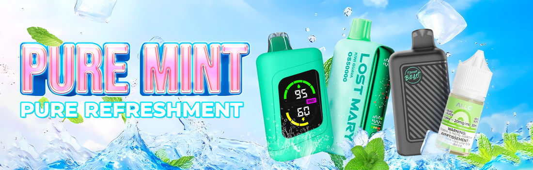 Mint & Menthol Vape Canada Disposables, Ice & Spearmint | VapeBest Mint & Menthol Vape Canada Disposables, Ice & Spearmint | VapeBest