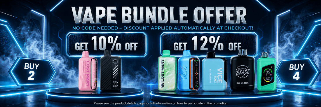 Buy 2 get 10%, buy 4 get 12%