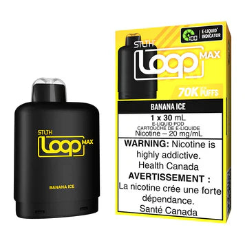 STLTH Loop Max Pod 70k - Banana Ice Flavor Pod