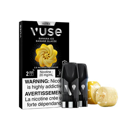 Banana Ice Flavor Vuse Ultra Pods 2pk Pre-Filled Pods