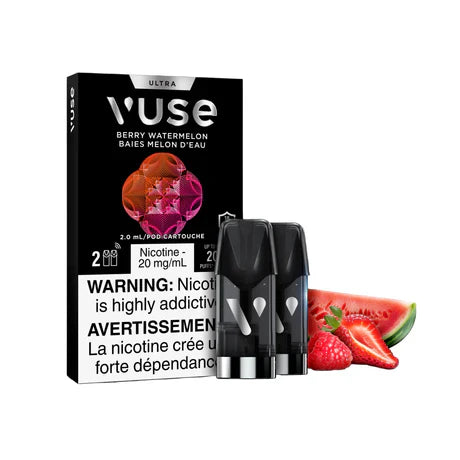 Berry Watermelon Flavor Vuse Ultra Pods 2pk Pre-Filled Pods