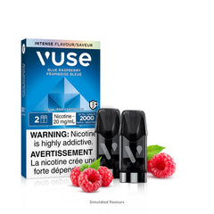 Blue Raspberry Flavor Vuse Pods 2pk Pre-Filled Pods