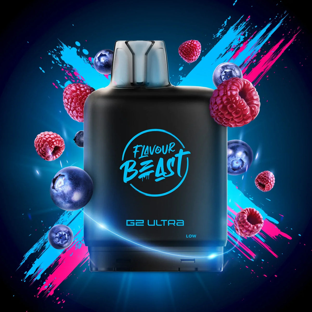 Bomb Blue Raspberry Vape Bomb Blue Razz Level X G2 Ultra Pod | 50,000 Puffs of Bold, Sweet Blue ...