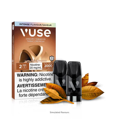 Creamy Tobacco Flavor Vuse Pods 2pk Pre-Filled Pods