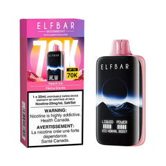 Peach Ice Elf Bar MoonNight 70K Disposable Vape