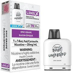 Flavour Beast Unleashed Epic Grape Iced Level X Pods ...
