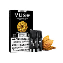 Golden Tobacco Flavor Vuse Ultra Pods 2pk Pre-Filled Pods