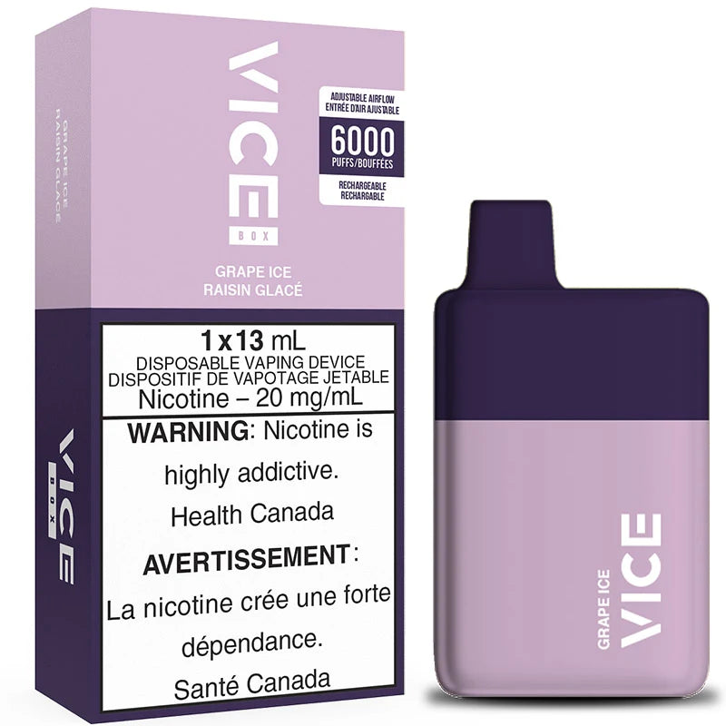 vice disposable vape 6000 puffs Vice Box 6K Rechargeable Disposable Vape