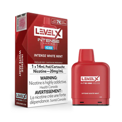 Level X Intense White Mint Ice Pods (7000 Puffs)
