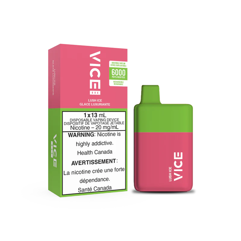 6g disposable vape canada Vice Box 6K Rechargeable Disposable Vape