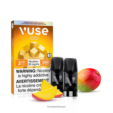 Mango Flavor Vuse Pods 2pk Pre-Filled Pods