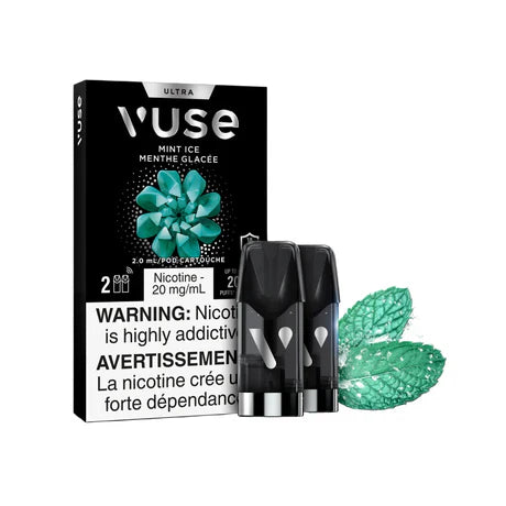 Mint Ice Flavor Vuse Ultra Pods 2pk Pre-Filled Pods