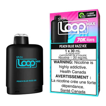 STLTH Loop Max Pod 70k - Peach Blue Razz Ice Flavor Pod